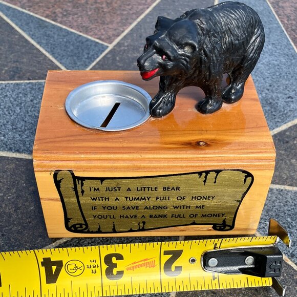 Vintage Honey Bear Bank - Picture 1 of 5